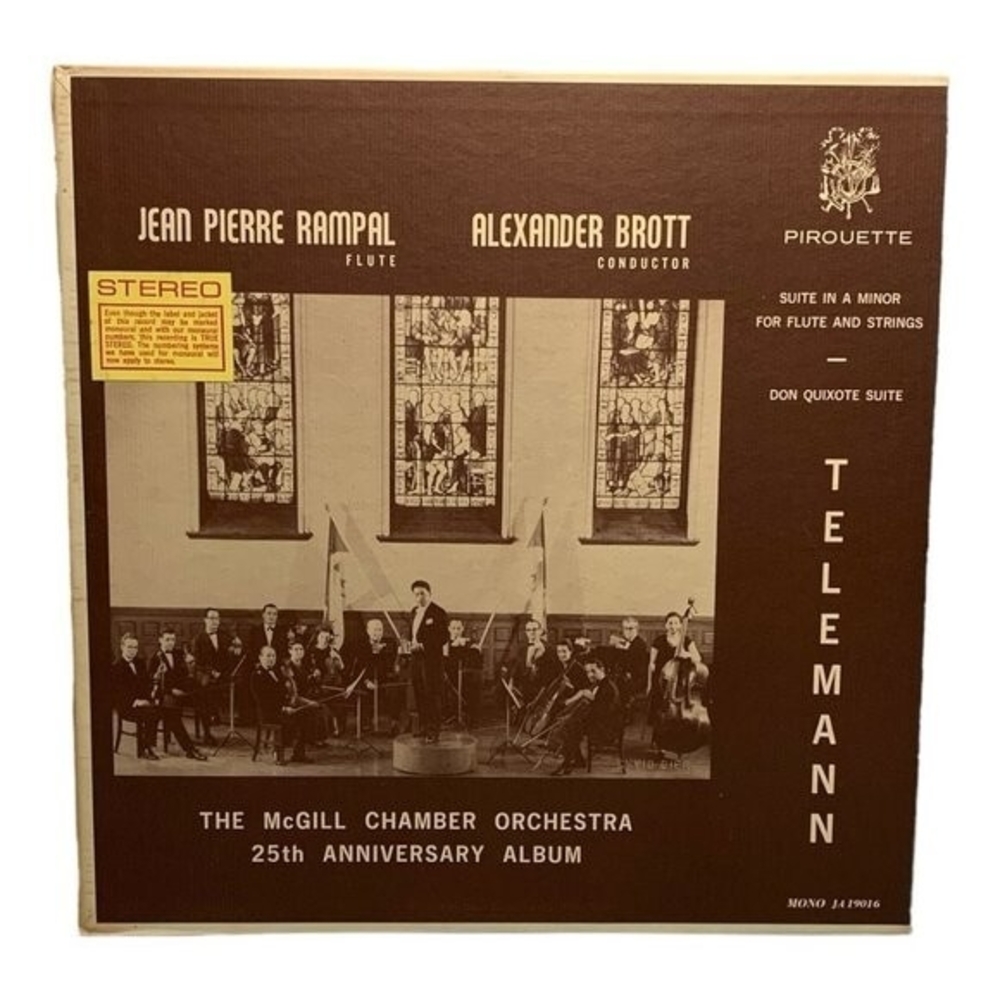 LP Georg Philipp Telemann - Suite In A Minor For Flute And Strings Vinyl Record